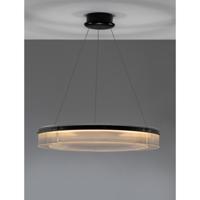 Lyora Design hanglampPauline zwart met glas Ø 85cm - 9695263