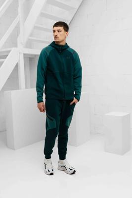 Under Armour Unstoppable Fleece Trainingspak Heren Groen - Maat XL - Kleur: Groen | Soccerfanshop