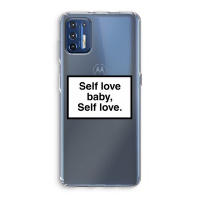 Self love: Motorola Moto G9 Plus Transparant Hoesje