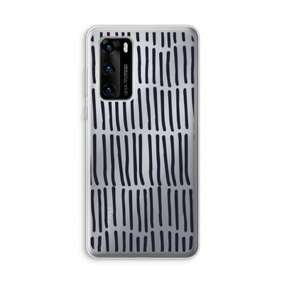 Moroccan stripes: Huawei P40 Transparant Hoesje