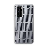 Moroccan stripes: Huawei P40 Transparant Hoesje
