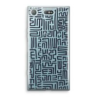 Moroccan Print: Sony Xperia XZ1 Compact Transparant Hoesje
