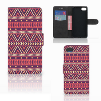 Huawei Y5 2018 Telefoon Hoesje Aztec Paars - thumbnail