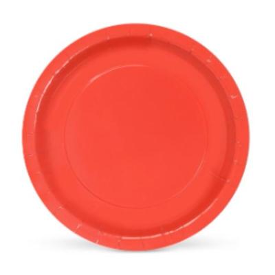 Bordenset Algon Karton Wegwerp Rood 10 Stuks 20 x 20 x 1,5 cm