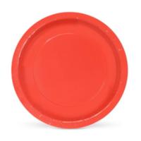 Bordenset Algon Karton Wegwerp Rood 10 Stuks 20 x 20 x 1,5 cm