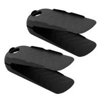 Plasticforte Schoenenopbergers - zwart - kunststof - 2x voor een paar schoenen - 28 cm Plasticforte Schoenenopbergers - zwart - kunststof - 2x voor een paar schoenen - 28 cm