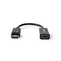 Nedis DisplayPort-Kabel | DisplayPort Male | HDMI Output | 0.2 m | 50 stuks - CCGT37150BK02 CCGT37150BK02 - thumbnail