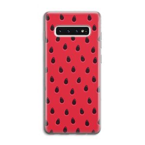 Watermelon: Samsung Galaxy S10 4G Transparant Hoesje