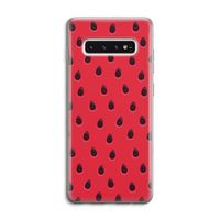 Watermelon: Samsung Galaxy S10 4G Transparant Hoesje