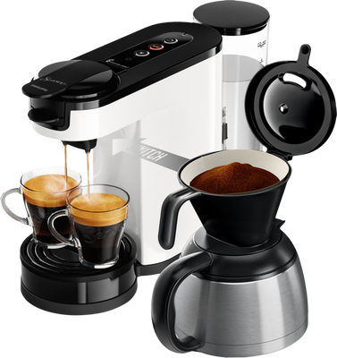 Senseo Pad- en filterkoffiezetapparaat