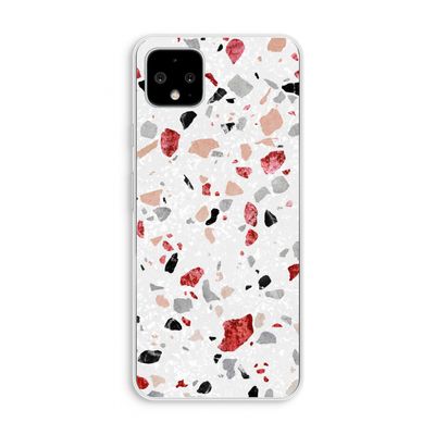 Terrazzo N°12: Pixel 4 XL Transparant Hoesje