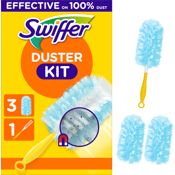 Swiffer Duster Kit Plumeauset (1 Handvat + 3 Navullingen) bij Jumbo