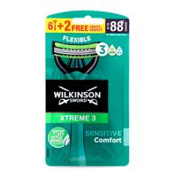 Wilkinson Wilkinson Xtreme 3 Sensitive Comfort Wegwerpscheermesjes - 8 stuks - thumbnail