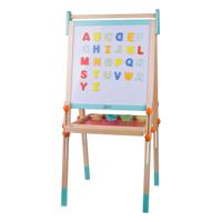 Classic World houten magneet- en schoolbord 2in1, 39dlg.