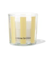HEMA Geurkaars in glas ⌀10x10cm crème brûlée (lichtgeel)