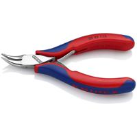 Knipex 35 42 115 SB Elektronica en fijnmechanica Platte rondbektang 45° gebogen 115 mm