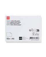 HEMA Correspondentiekaarten A6 - 50 Stuks (wit) HEMA Correspondentiekaarten A6 - 50 Stuks (wit)