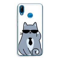 Cool cat: Huawei P20 Lite Transparant Hoesje