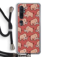Mammoet: Xiaomi Mi Note 10 Transparant Hoesje met koord