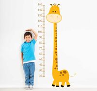 Sticker Groeimeter Giraffe - thumbnail