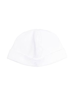 Ralph Lauren Kids bonnet à logo Polo Pony brodé - Blanc