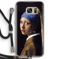 The Pearl Earring: Samsung Galaxy S7 Transparant Hoesje met koord