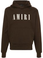 AMIRI hoodie MA Bar en coton - Marron