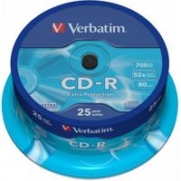 Verbatim CD-R Extra Protection 700 MB 25 stuk(s) - thumbnail