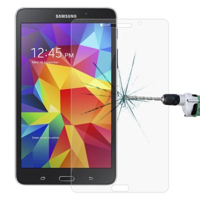 0.4mm 9 H + oppervlaktehardheid 2.5D Explosieveilig gehard glas-Film voor Galaxy Tab 4 7.0 / T230 / T231 / T235(Transparent)