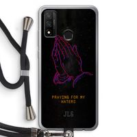 Praying For My Haters: Huawei P Smart (2020) Transparant Hoesje met koord