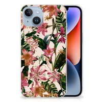 Apple iPhone 14 TPU Case Flowers - thumbnail