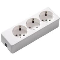 Tafelcontactdoos RA 3V langwerpig wit - 6871810 Tafelcontactdoos RA 3V langwerpig wit - 6871810