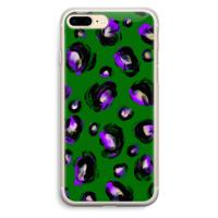 Green Cheetah: iPhone 7 Plus Transparant Hoesje - thumbnail