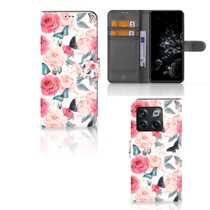 OnePlus 10T Hoesje Butterfly Roses