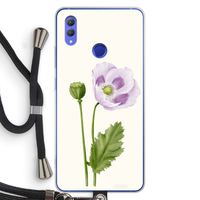 Purple poppy: Honor Note 10 Transparant Hoesje met koord