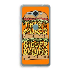 Big Macs Bigger Dreams: Sony Xperia XZ2 Compact Transparant Hoesje