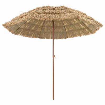 Strandparasol Bruin 265 x 267 cm Staal