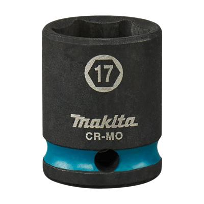 Makita E-15986 Impact Black Krachtdop 3/8" kort | 17 mm Makita E-15986 Impact Black Krachtdop 3/8" kort | 17 mm
