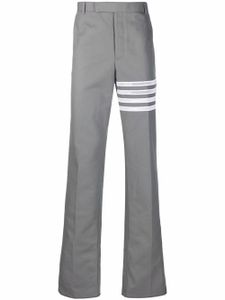 Thom Browne pantalon de costume à détails 4 bandes signature - Gris