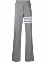 Thom Browne pantalon de costume à détails 4 bandes signature - Gris - thumbnail