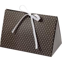 Vivi Gade Cadeaudoos, anker, afm 15x7x8 cm, 250 gr, donkergrijs, wit, 3 stuk/ 1 doos