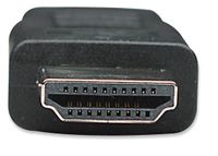 Manhattan 322782 HDMI-kabel HDMI / DVI Adapterkabel HDMI-A-stekker, DVI-D 24+1-polige stekker 1.00 m Zwart - thumbnail