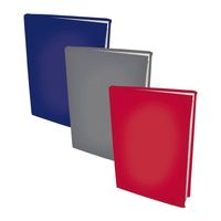 Assortiment rekbare boekenkaften A4 - Blauw, Grijs en Rood - 3 stuks - thumbnail