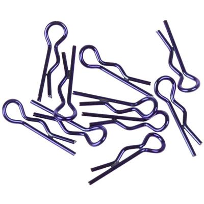 XCeed 1:10 Bodyklemmen Blauw (metallic) 1 stuk(s)