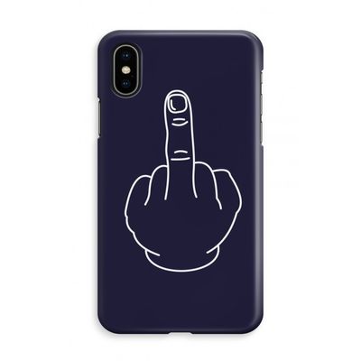 F**k U: iPhone Xs Volledig Geprint Hoesje