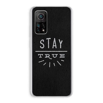 Stay true: Xiaomi Mi 10T 5G Transparant Hoesje