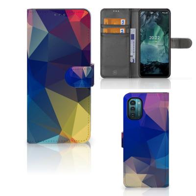 Nokia G11 | G21 | Book Case | Polygon Dark
