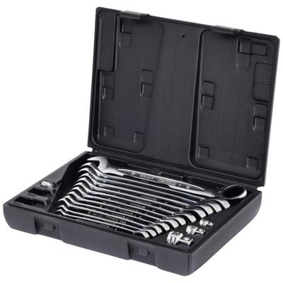 KS Tools 503.4666 5034666 Ring-steeksleutelset 16-delig Sleutelbreedte (metrisch) 19 mm
