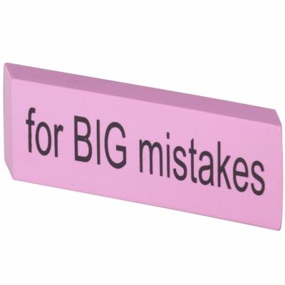 XXL Gum - roze - Big Mistake - 14 cm - grote gummen XXL Gum - roze - Big Mistake - 14 cm - grote gummen