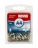 Novus Blindklinknagel A4 X 8mm | Alu SB | 70 stuks - 045-0032 045-0032